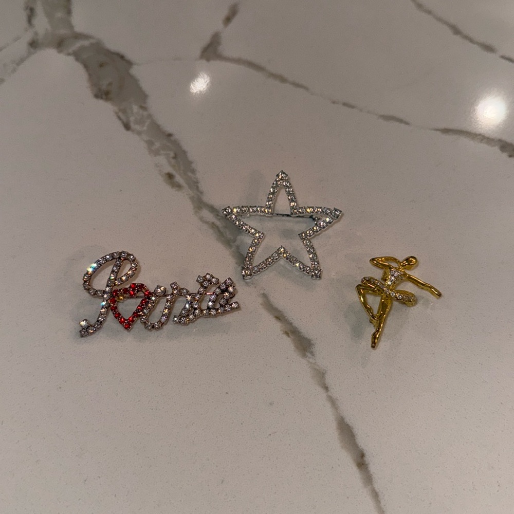 Set of 3 Dance Pins